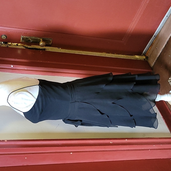 Debenhams Spaghetti Strap Tiered Dress 👗 Size 8 - Picture 9 of 16